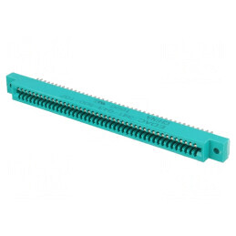 De margine | PIN: 43 | lipire | pentru PCB | aurit | 2,54mm | 341 | 341-043-500-102