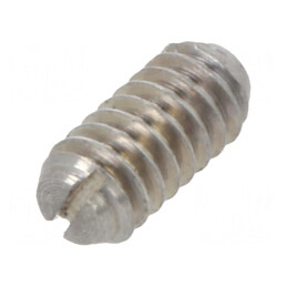 Clichet cu bilă; oțel inoxidabil A2; BN 13370; Filet: M2; 4,3mm