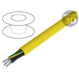 Cablu ÖLFLEX 540 P 4G2,5mm2 Neecranat 450V/750V Cupru