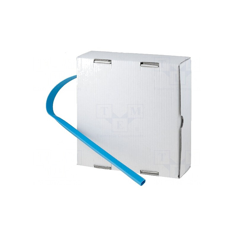 Manșon termocontractabil 19,1mm albastru fără adeziv | Electronic-mag.ro | Componente Electronice