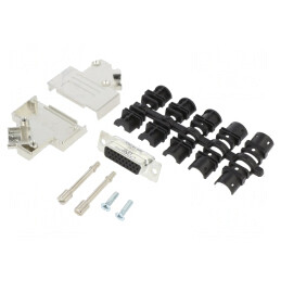 Conector D-Sub HD 26 Pin Mamă 45° Lipire Gold | Electronic-mag.ro | Componente Electronice