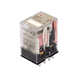 Releu electromagnetic 4PDT 120VAC 5A | Electronic-mag.ro | Componente Electronice