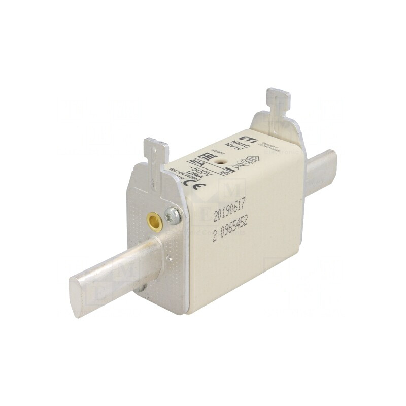 Siguranță ceramică industrială 40A 500VAC NH1C | Electronic-mag.ro | Componente Electronice