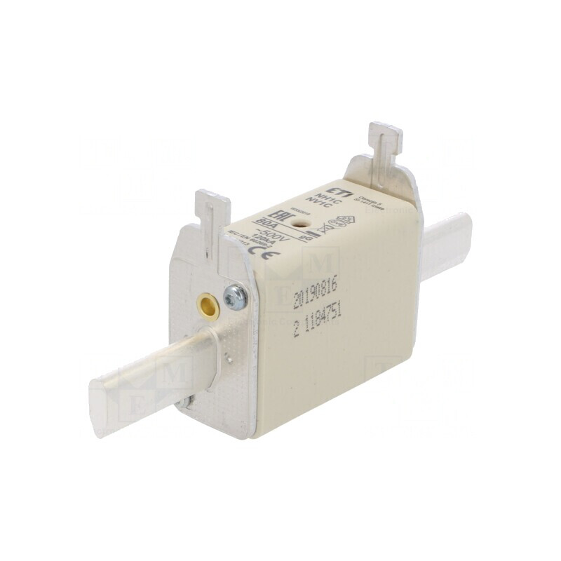 Siguranță gG 80A 500VAC NH1C Industrială Ceramică | Electronic-mag.ro | Componente Electronice