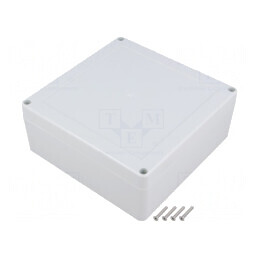 Carcasă Universală 150x150x60mm cu Bucşă din Alamă | Electronic-mag.ro | Componente Electronice