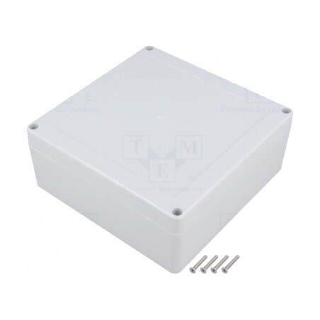 Carcasă Universală 150x150x60mm cu Bucşă din Alamă | Electronic-mag.ro | Componente Electronice