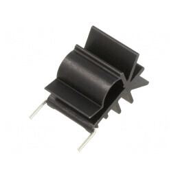 Radiator Negru TO220 20x21x28mm 13K/W | Electronic-mag.ro | Componente Electronice