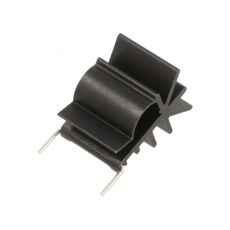 Radiator Negru TO220 20x21x28mm 13K/W | Electronic-mag.ro | Componente Electronice