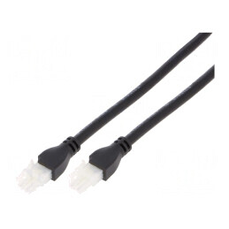 Cablu Mini-Fit Jr mamă 2 PIN 2m 8A PVC 18AWG | Electronic-mag.ro | Componente Electronice