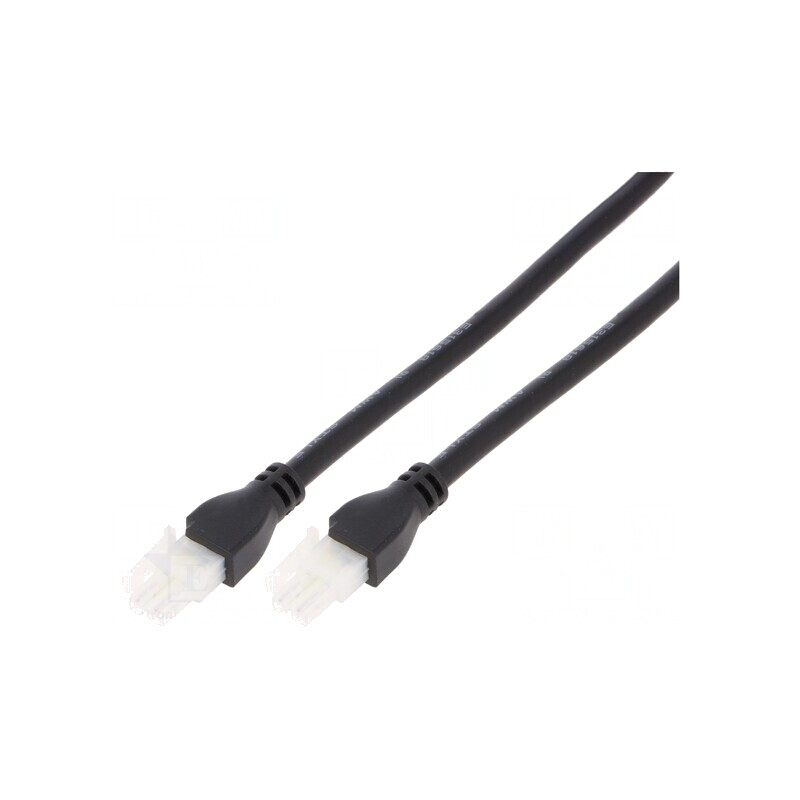 Cablu Mini-Fit Jr mamă 2 PIN 2m 8A PVC 18AWG | Electronic-mag.ro | Componente Electronice