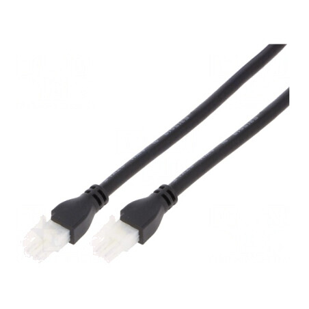 Cablu Mini-Fit Jr mamă 2 PIN 2m 8A PVC 18AWG | Electronic-mag.ro | Componente Electronice