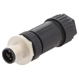 Mufă M12 4 Pin Terminal cu Șurub pe Cablu | Electronic-mag.ro | Componente Electronice