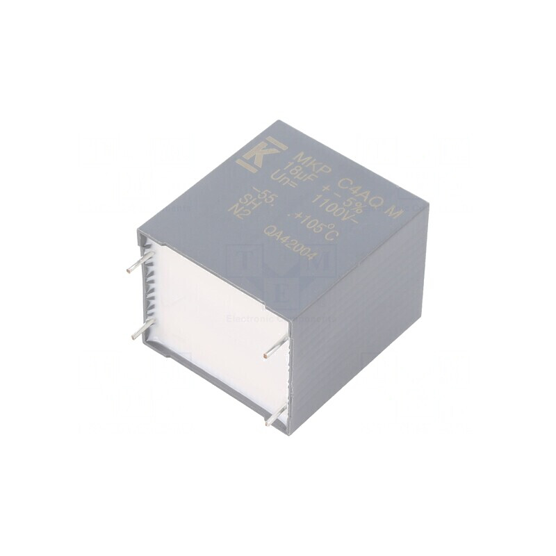Condensator polipropilenă DC-Link 18uF 3,9mΩ THT ±5% | Electronic-mag.ro | Componente Electronice