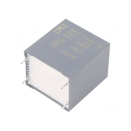 Condensator polipropilenă DC-Link 18uF 3,9mΩ THT ±5% | Electronic-mag.ro | Componente Electronice