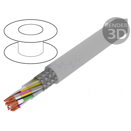 Cablu Ecranat Cupru 10x2x0,5mm2 | Electronic-mag.ro | Componente Electronice