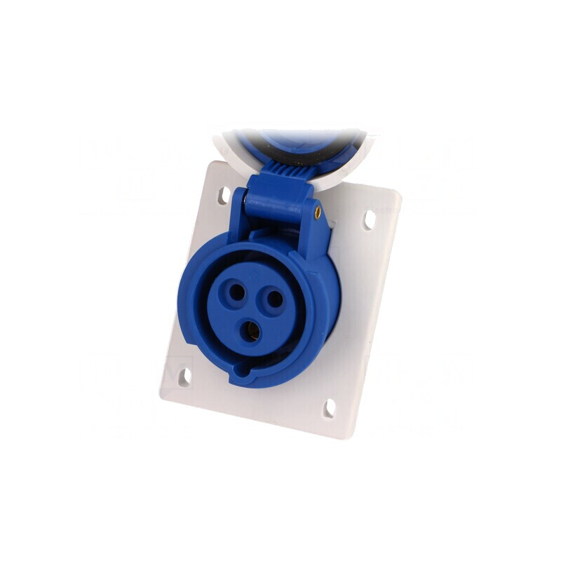 Conector Alimentare AC Soclu Mamă 16A 400VAC IP67 | Electronic-mag.ro | Componente Electronice