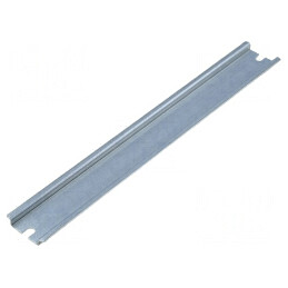 Şină DIN Oţel 35mm x 260mm Zincată | Electronic-mag.ro | Componente Electronice