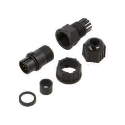 Mufă Circulară 6 PIN Tip Baionetă | Electronic-mag.ro | Componente Electronice