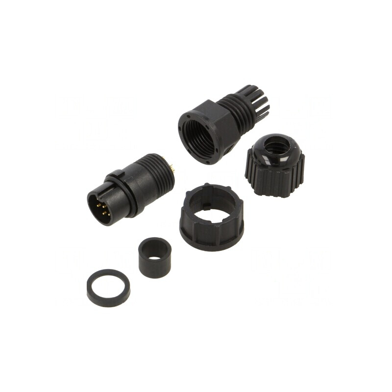 Mufă Circulară 6 PIN Tip Baionetă | Electronic-mag.ro | Componente Electronice