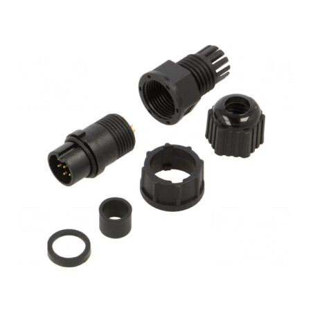 Mufă Circulară 6 PIN Tip Baionetă | Electronic-mag.ro | Componente Electronice