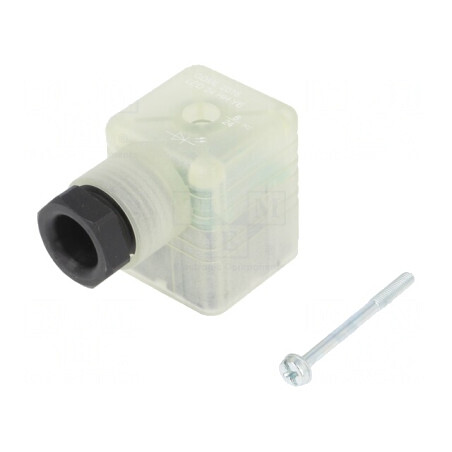 Conector cu Valvă Mufă 18mm 3-PIN 90° | Electronic-mag.ro | Componente Electronice