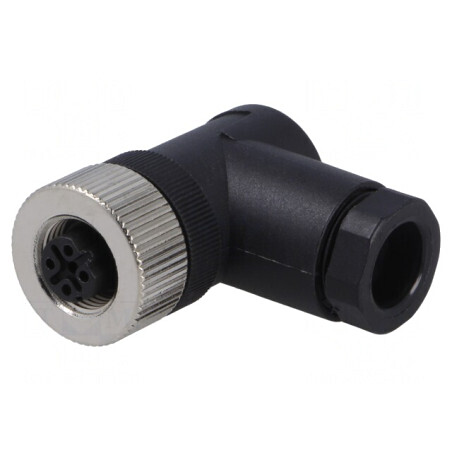 Mufă M12 4-Pin Mamă Ethernet Cablu IP65/IP67 250V | Electronic-mag.ro | Componente Electronice