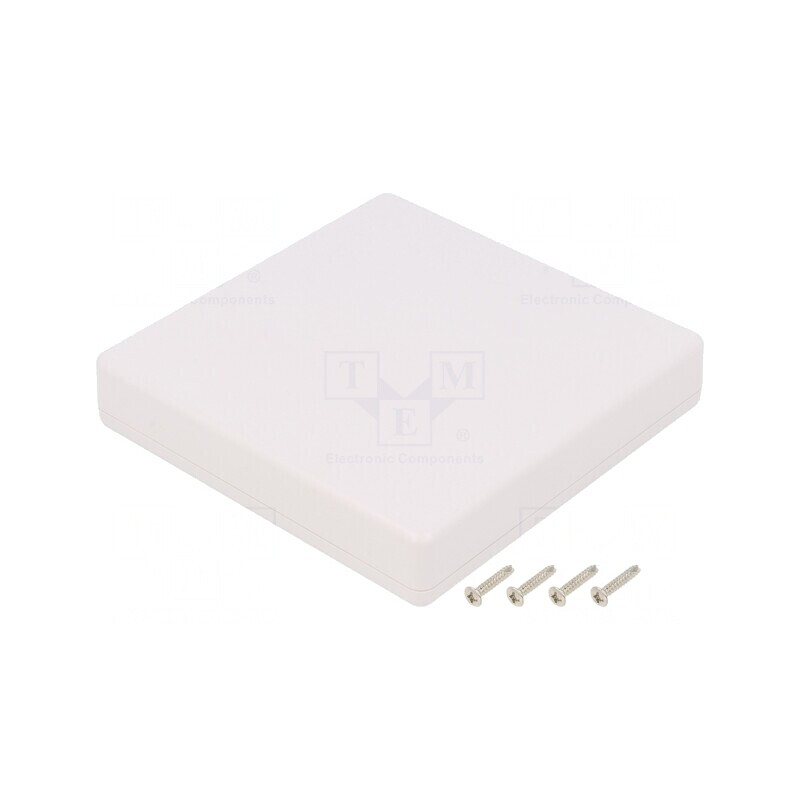 Carcasă Universală ABS Albă 125x125x25mm IP40 | Electronic-mag.ro | Componente Electronice