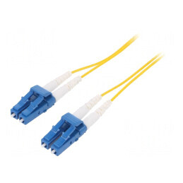 Patch Cord Fibră Optică OS2 LC/UPC 5m LSZH | Electronic-mag.ro | Componente Electronice