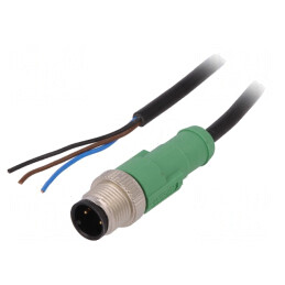 Cablu de Conectare M12 1,5m 250VAC 4A PVC | Electronic-mag.ro | Componente Electronice
