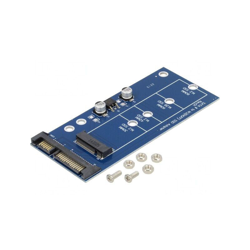 Convertor Serial ATA la M.2 SATA Cablexpert | Electronic-mag.ro | Componente Electronice