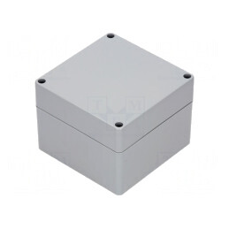 Carcasă Universală ABS Gri Întunecat 120x120x90 mm | Electronic-mag.ro | Componente Electronice