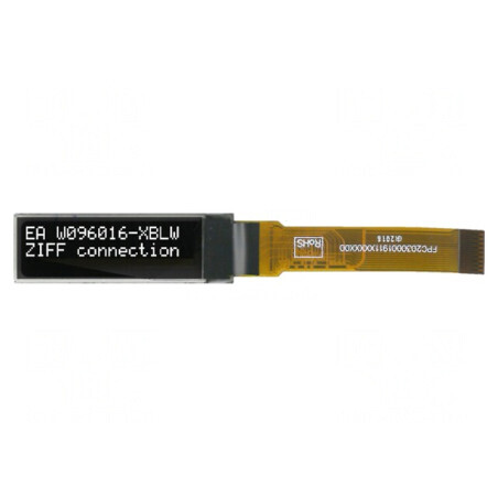 Display OLED Grafic 0.84" 96x16 Alb 29.1x9x1.3mm | Electronic-mag.ro | Componente Electronice