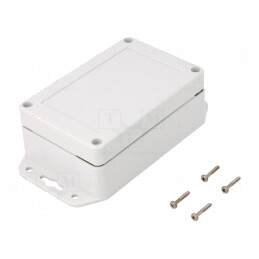 Carcasă Universală ABS Gri Deschis 80x120x45mm | Electronic-mag.ro | Componente Electronice
