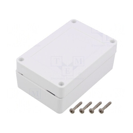Carcasă Universală 120x80x60mm Cu Bucşă din Alamă | Electronic-mag.ro | Componente Electronice