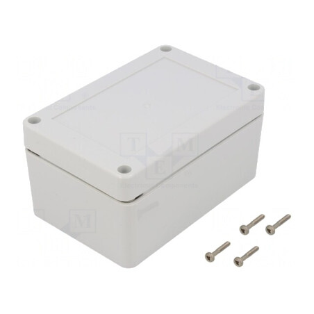 Carcasă Universală 80x120x60mm cu Bucșă din Alamă | Electronic-mag.ro | Componente Electronice