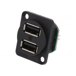 Adaptor USB A Dublu USB 2.0 2.54mm | Electronic-mag.ro | Componente Electronice