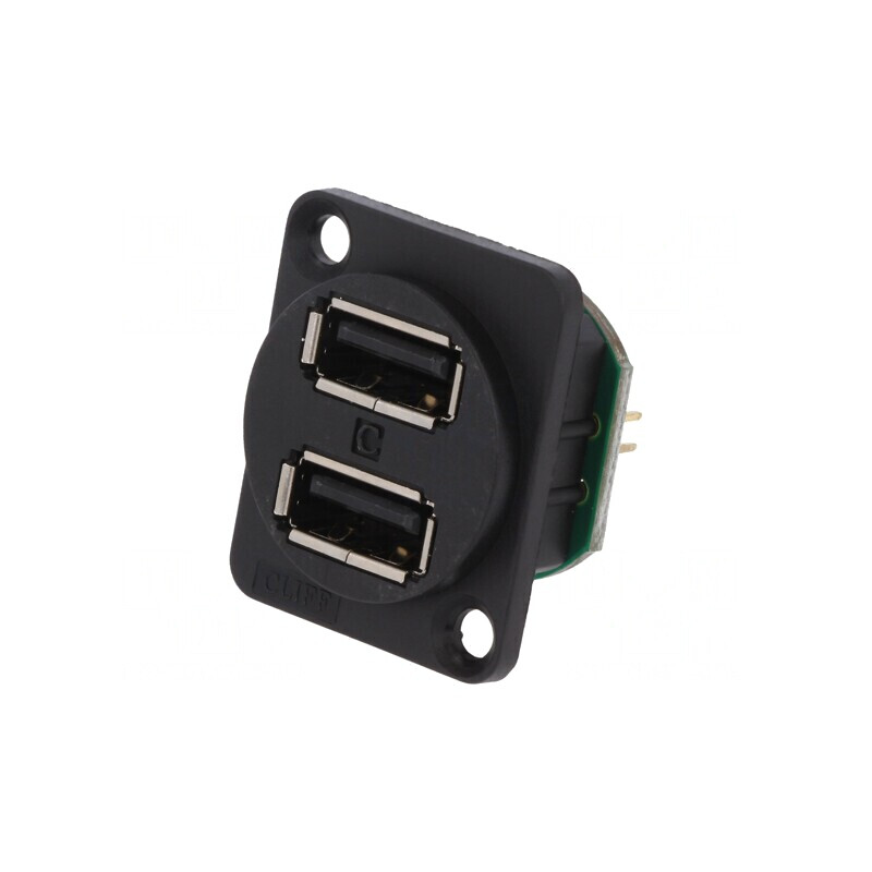 Adaptor USB A Dublu USB 2.0 2.54mm | Electronic-mag.ro | Componente Electronice