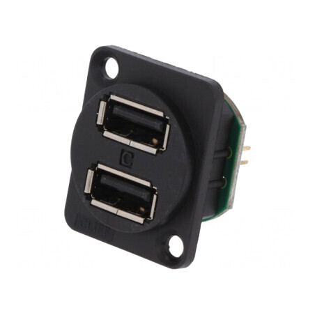 Adaptor USB A Dublu USB 2.0 2.54mm | Electronic-mag.ro | Componente Electronice