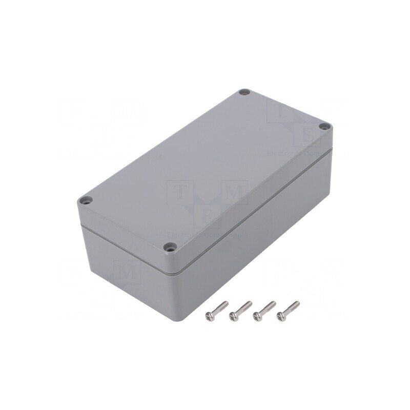 Carcasă Universală ABS Gri Închis IP67 80x160x55mm | Electronic-mag.ro | Componente Electronice