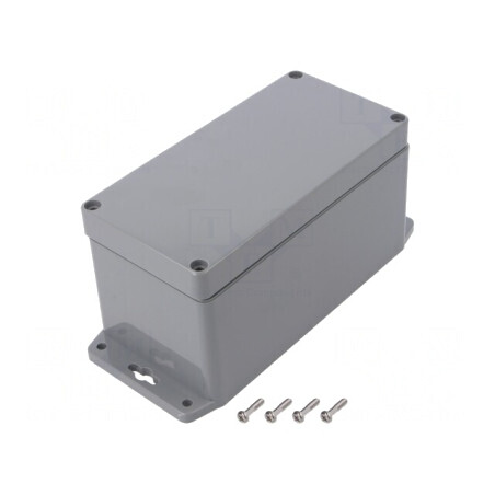 Carcasă universală 80x160x85mm cu lame de fixare | Electronic-mag.ro | Componente Electronice
