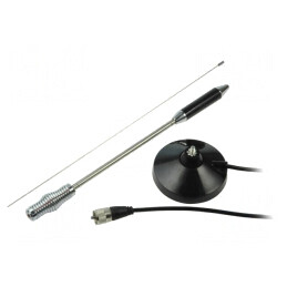 Antenă CB Farun JBA 230 cu Magnet 0,65m 100W | Electronic-mag.ro | Componente Electronice