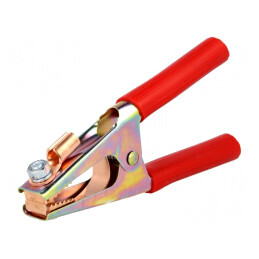 Bornă Crocodil 500A Prindere 45mm Roșie | Electronic-mag.ro | Componente Electronice