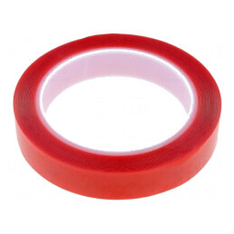 Bandă de Fixare Dublă Acrilică 19mm x 5m 100°C | Electronic-mag.ro | Componente Electronice