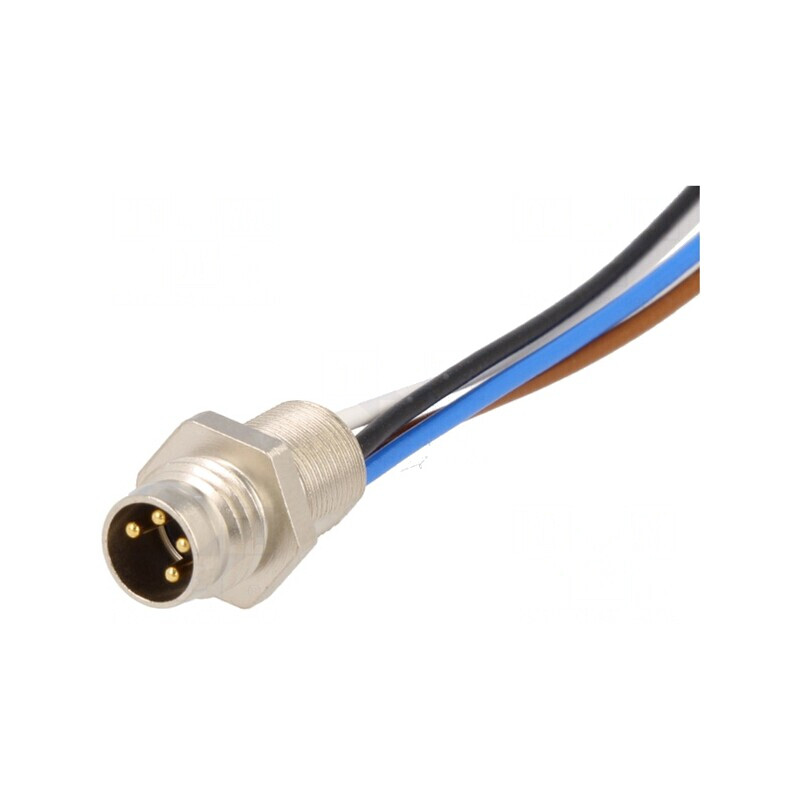 Conector M8 0,5m 4 PIN Tată Cu Cabluri | Electronic-mag.ro | Componente Electronice Conector M8 0,5m 4 PIN Tată Cu Cabluri | Electronic-mag.ro | Componente Electronice