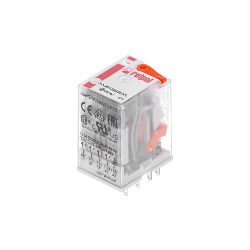 Releu Electromagnetic 4PDT 24VAC 6A | Electronic-mag.ro | Componente Electronice Releu Electromagnetic 4PDT 24VAC 6A | Electronic-mag.ro | Componente Electronice