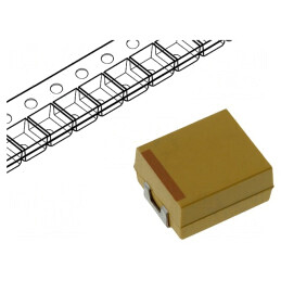 Condensator: cu tantal | low ESR | 10uF | 50VDC | SMD | E | 2917 | ±10% | TPME106K050R0120