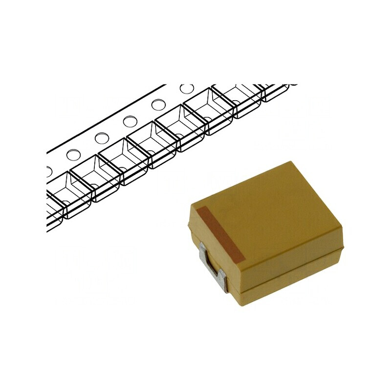 Condensator tantal low ESR 10uF 50V SMD 2917 10%