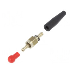 Conector: fibră optică; mufă; FSMA; pe cablu; răsucire (clamp)
