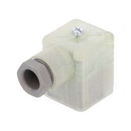 Conector cu Valvă Mufă 18mm 3 PIN 90° | Electronic-mag.ro | Componente Electronice