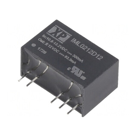 Convertor DC/DC 2W 12V/12V Negativ | Electronic-mag.ro | Componente Electronice